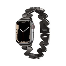 Watch 7 41mm Kordon Uyumlu Krd-80 Metal Strap Kayış Clo- Rose Gold