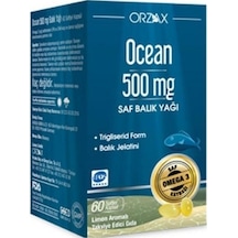 Ocean Balık Yağı 500mg Takviye Edici Gıda 60 Kapsül