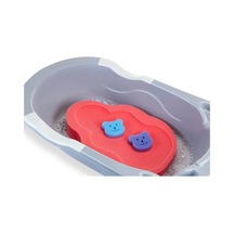Babyjem Bebek Küvet İçi Sünger + Yıkama Süngeri Kırmızı
