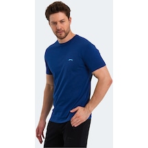 Slazenger PANCO I Erkek  Indigo Tişört