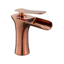 Fkn Şelale Lavabo Bataryası Pvd Rose Gold