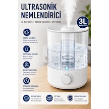 Q2 3.0 Lt Hava Nemlendirici Buhar Makinesi Ultrasonik Difüzör Oda Nemlendirici Hava Nemlendiricisi
