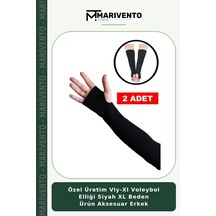Özel Üretim Vly-xl Voleybol Elliği Siyah Xl Beden Ürün Aksesuar Erkek