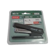 No:10 Siyah Zımba Makinesi Set