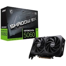 Msı Vga Geforce Rtx 5060 8g Shadow 2x Oc 8gb Gdrr7 Dx12 128b 3xdp/1xhdmı