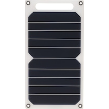 Shineyee 10w Taşınabilir Ultra İnce Güneş Paneli - Usb Çıkışlı Dış Mekan Telefon Ve Dijital Cihaz Şarj Aleti