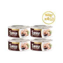 Sasu Barbekü Soslu Ton Balığı Bütün Dilim 4 x 160 G