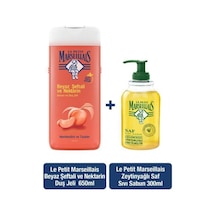 Le Petit Marseillais Beyaz Şeftali-Nektarin Duş Jeli 650 ML+Zeytinyağlı Sıvı Sabun 300 ML