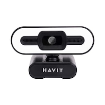 Hv-hn24g Full Hd Pro 2k Webcam Otomatik Konsantrasyonlama Led Işıklı Mikrofonlu