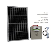 Spower Solar 20a Taşınabilir Yaşam Aküsü Camper Set 20-50