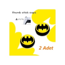 Ps5 Dualsense 2 Adet Batman Kabartma Desenli Analog Başlığı