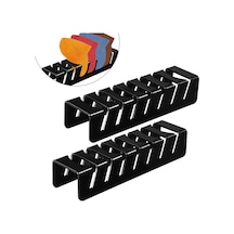 Hallow-beyzbol Şapkaları İçin 2 Adet Şapka Organizatörü, 14 Siyah