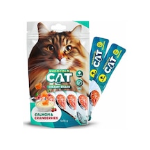 Euro-gold - 472 - Cat Sıvı Kedi Ödülü Somon - - Dpmıx-hb - Kızılcık 5x15gr