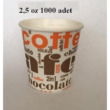 Kağıt Bardak 2.5 Oz (65 Ml) Zemzem & Espresso Bardağı. 1000 Adet