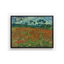 Van Gogh Van Gogh Gelincik Tarlası Çerçevesiz Poster 21x30 Cm A4 Tablo Van Gogh Post Empresyonizm