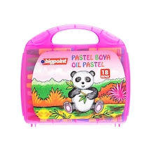 Bigpoint Pastel Boya 18 Renk - Pembe Çantalı 3'lü Paket