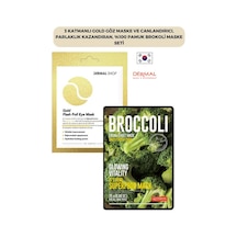 Dermal 3 Katmanlı Gold Göz Maskesi + Brokoli Maskesi 23 G