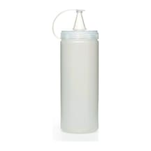 4 Adet Sızdırmaz Kapaklı Plastik Yağ Şişesi Ve Sos Şişesi 400 Ml Gri Diğer