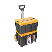 Master Case Tekerlekli 2 Li Set Büyük Tekerlekli Teknisyen Takım Çantası M-l