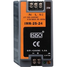 Imr-150-48 - 150W 48Vdc 3.10A Mini Göstergeli Raya Montajlı Güç K