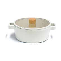 Neoflam Fika 24Cm x 10Cm Cam Kapak Tencere