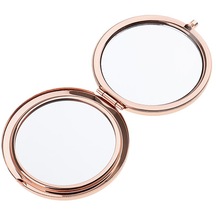 Suntek Premium Katlanır Yuvarlak Cep Makyaj Aynası Bronz