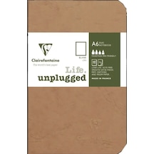 Clairefontaine Age Bag Stapled A6 Çizgisiz Defter Taba 734186c