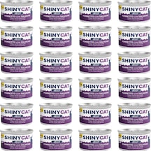 Gimcat Shiny Cat Jöle İçersinde Somon Balıklı Ton Yetişkin Kedi Konservesi 24 x 70 G