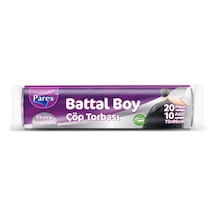 Ekstra Dayanikli 10'lu Çöp Torbası Battal Boy 72 X 95 Cm Yirmi Paket