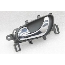 Nissan Qashqai 2014-2021 Kapı Kolu İç Siyah Ve Nikelaj Arka Sol Oem No:806714ea1a
