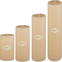 Medium 4 Lü Set Mum Çap 7 Cm Krem Krem