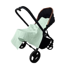 Joyous Mom Kids 4 Katlı Müslin Pike Bebek Çocuk Uyku Seti Pamuk Puset Örtü Yeşil
