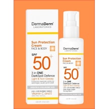 Dermaderm Leke Karşıtı Yüz ve Vücut Güneş Kremi SPF50+ 100 G
