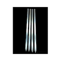 Geniş Yassı Metal Adana Kebap Şişi - 50 Cm Çok Renkli