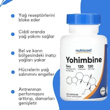 Nutricost Yohimbine Hcı 5 Mg 120 Kapsül