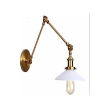 Riolight Retro Eskitme Duvar Apliği Şapka Çapı 22cm Eskitme