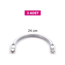 Gizli Metal Oval Çanta Bursu 3 Adet - 24 Cm - Metal Çanta Aparatı Çanta Aksesuarı Çok Renkli