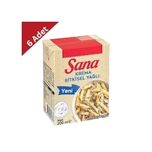 Sana Krema 200 Ml X 6 Adet - Yemek Ve Tatlılar İçin