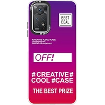 Newface Xiaomi Redmi Note 11 Pro Kılıf Estoril Desenli Kapak - Estoril - 9 Mor