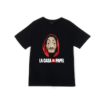 Stoned&Fame La Casa De Papel Dizi Baskılı Unisex %100 Pamuk Siyah T-shirt SIYAH Stoned&Fame La Casa De Papel Dizi Baskılı Unisex %100 Pamuk Siyah T-shirt SIYAH