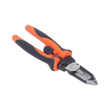 Ximistore9 7 Fonksiyonlu Elektrikçi Tırnak: Kablo Soyma, Presleme Ve Kesme İşlemleri İçin Çelik Malzeme, Ergonomik Tutamaklı