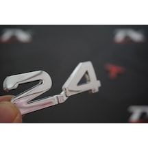 Audi 2.4 T Bagaj Krom Metal 3M 3D Yazı Logo