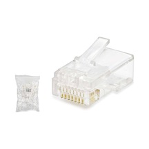 Cat5 Konnektör Rj45 100lü Paket Şeffaf Hdx5007 Evimdeyokyok