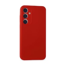 Newface Samsung Galaxy A55 5g Kılıf First Silikon - Kırmızı