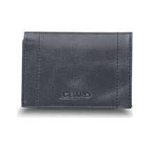 Guard Leather Guard Minimal Antik Siyah Deri Erkek Cüzdanı Çok Renkli