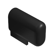Cateksss 25x50 Mm Elips İki Ayaklı Izgara Pabuç Siyah - 32 Li Paket