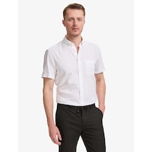 Pierre Cardin Erkek Beyaz Gömlek Kısa Kollu 50325340-vr013
