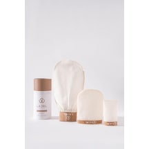 Premium 3'lü Set Duş Kesesi, Peeling Eldiveni, Yüz Kesesi%100 Floş İpek Normal,orta,hassas Cilt
