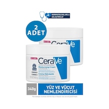 Cerave Kuru ve Çok Kuru Ciltler İçin Nemlendirici Krem 2 x 340 G