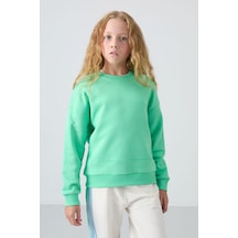Tommy Life Su Yeşil Pamuklu İçi Tüylü Yumuşak Dokulu Oversize Nakışlı Kız Çocuk Sweatshirt - 75150 Su Yeşili Tommy Life Su Yeşil Pamuklu İçi Tüylü Yumuşak Dokulu Oversize Nakışlı Kız Çocuk Sweatshirt - 75150 Su Yeşili